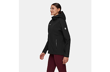Image of Mammut Linard Guide HS Hooded Jacket - Womens, Black, Large, 1010-30970-0001-115