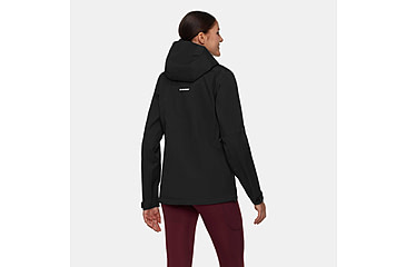 Image of Mammut Linard Guide HS Hooded Jacket - Womens, Black, Large, 1010-30970-0001-115