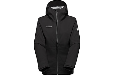 Image of Mammut Linard Guide HS Hooded Jacket - Womens, Black, Large, 1010-30970-0001-115