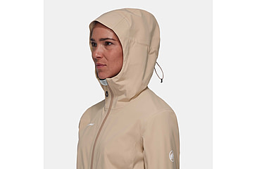 Image of Mammut Linard Guide HS Hooded Jacket - Womens, Savannah, Extra Large, 1010-30970-7517-116
