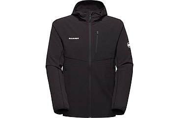 Image of Mammut Madris Light ML Hooded Jacket - Mens, Black, 2XL, 1014-03842-0001-117