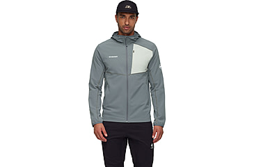 Image of Mammut Madris Light ML Hooded Jacket - Mens, Strata/Silver Sage, Medium, 1014-03842-00793-114