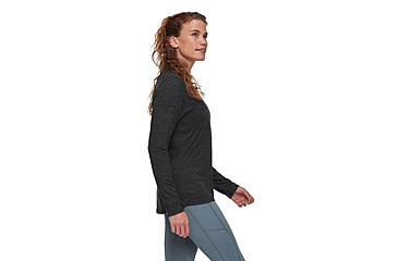 Image of Mammut Massone Light Longsleeve T-Shirt - Womens, Black, S, 1016-01620-0001-113