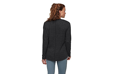 Image of Mammut Massone Light Longsleeve T-Shirt - Womens, Black, S, 1016-01620-0001-113