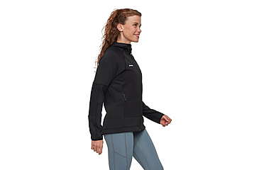 Image of Mammut Massone ML Hooded Jacket - Womens, Black, S, 1014-06200-0001-113