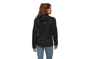 Image of Mammut Massone ML Hooded Jacket - Womens, Black, S, 1014-06200-0001-113