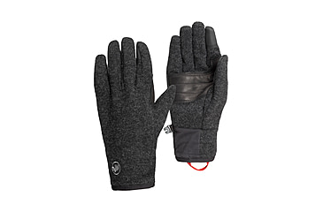 Image of Mammut Passion Gloves, Black Mlange, 6, 1190-00110-0033-1060