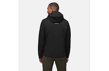 Image of Mammut Rime IN Flex Hooded Jacket - Mens, Black, Large, 1013-02131-0001-115