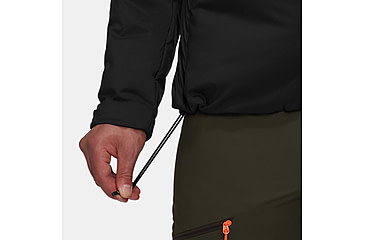 Image of Mammut Rime IN Flex Hooded Jacket - Mens, Black, Large, 1013-02131-0001-115