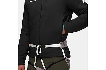 Image of Mammut Rime IN Flex Hooded Jacket - Mens, Black, Large, 1013-02131-0001-115