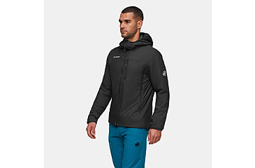 Image of Mammut Rime IN Hooded Jacket - Mens, Black, Medium, 1013-04100-0001-114