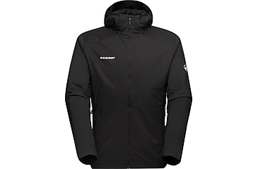 Image of Mammut Rime Light IN Flex Hooded Jacket - Mens, Black, 2XL, 1013-03150-0001-117