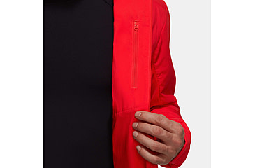 Image of Mammut Rime Light IN Flex Hooded Jacket - Mens, Mammut Red, Extra Large, 1013-03150-3778-116