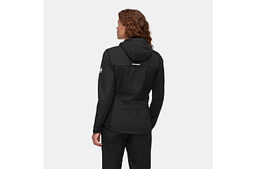 Image of Mammut Rime Light IN Flex Hooded Jacket - Womens, Black, Medium, 1013-03170-0001-114