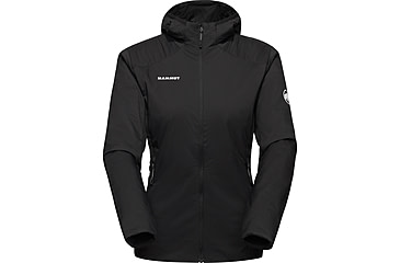 Image of Mammut Rime Light IN Flex Hooded Jacket - Womens, Black, Medium, 1013-03170-0001-114