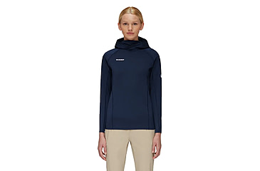 Image of Mammut Selun FL Sun Hoodies - Womens, Marine, Extra Large, 1016-01430-5118-116