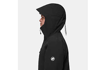 Image of Mammut Stoney HS Hooded Jacket - Mens, Black, Medium, 1010-31010-0001-114