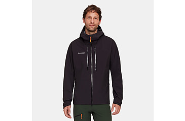 Image of Mammut Taiss HS Hooded Jacket - Mens, Black, Extra Large, 1010-29391-0001-116