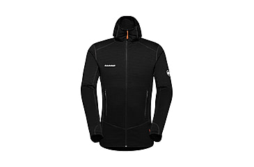Image of Mammut Taiss Light ML Hooded Jacket - Men's, Black, Large, 1014-04530-0001-115