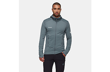 Image of Mammut Taiss Light ML Hooded Jacket - Men's, Strata, Medium, 1014-04530-00789-114