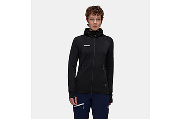 Image of Mammut Taiss Light ML Hooded Jacket - Womens, Black, Small, 1014-04540-0001-113