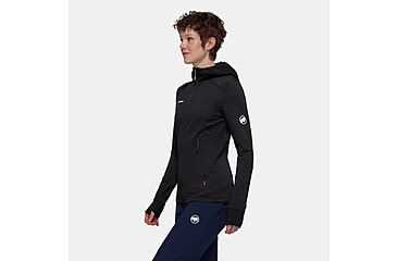 Image of Mammut Taiss Light ML Hooded Jacket - Womens, Black, Small, 1014-04540-0001-113
