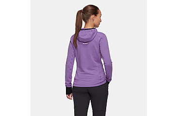 Image of Mammut Taiss Light ML Hooded Jacket - Womens, Lavandin/Black, Large, 1014-04540-6441-115