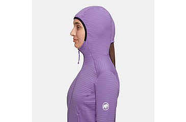 Image of Mammut Taiss Light ML Hooded Jacket - Womens, Lavandin/Black, Large, 1014-04540-6441-115