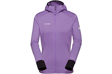 Image of Mammut Taiss Light ML Hooded Jacket - Womens, Lavandin/Black, Large, 1014-04540-6441-115