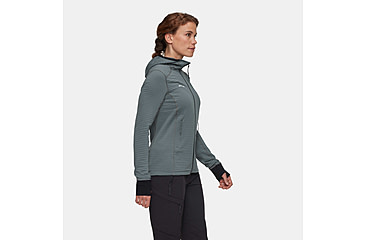 Image of Mammut Taiss Light ML Hooded Jacket - Womens, Strata/Black, Large, 1014-04540-00791-115