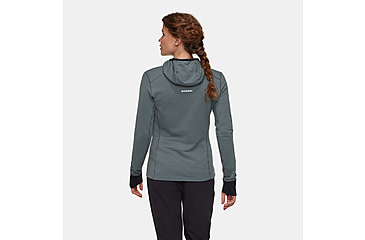 Image of Mammut Taiss Light ML Hooded Jacket - Womens, Strata/Black, Large, 1014-04540-00791-115