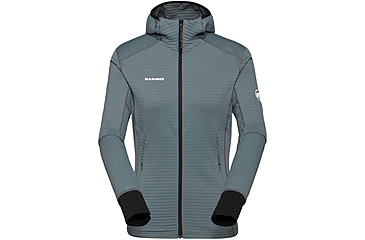 Image of Mammut Taiss Light ML Hooded Jacket - Womens, Strata/Black, Large, 1014-04540-00791-115
