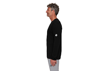 Image of Mammut Tree Wool FL Longsleeve T-Shirt - Mens, Black, XXL, 1016-01690-0001-117