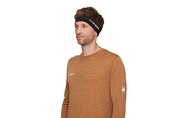 Image of Mammut Tree Wool Headband, Black, one size, 1191-01930-0001-1