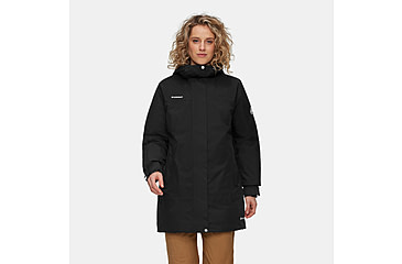 Image of Mammut Treeline HS Thermo Hooded Parka - Womens, Black, Small, 1010-31780-0001-113