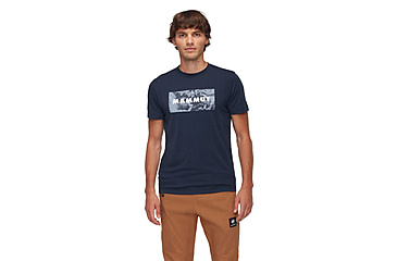 Image of Mammut Trovat Logo T-Shirt - Mens, Marine, M, 1017-06460-5118-114