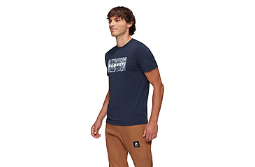 Image of Mammut Trovat Logo T-Shirt - Mens, Marine, M, 1017-06460-5118-114