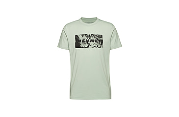 Image of Mammut Trovat Logo T-Shirt - Mens, Silver Sage, S, 1017-06460-1288-113