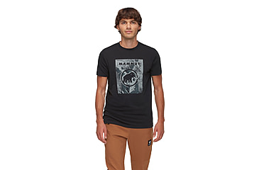 Image of Mammut Trovat T-Shirt - Mens, Black, L, 1017-06470-0001-115