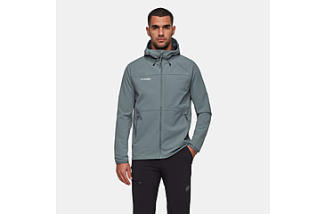 Image of Mammut Ultimate Comfort SO Hooded Jacket - Mens, Strata, Medium, 1011-02640-00789-114