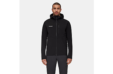 Image of Mammut Ultimate Comfort SO Hooded Jacket - Womens, Black, Small, 1011-02630-0001-113