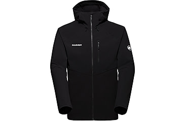 Image of Mammut Ultimate Comfort SO Hooded Jacket - Womens, Black, Small, 1011-02630-0001-113