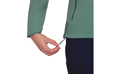 Image of Mammut Ultimate Comfort SO Hooded Jacket - Womens, Dark Jade, Medium, 1011-01960-40236-114