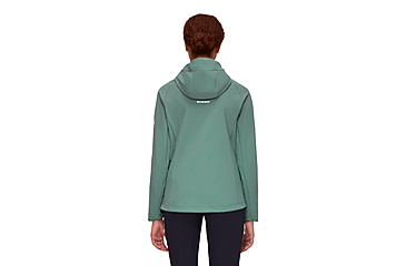 Image of Mammut Ultimate Comfort SO Hooded Jacket - Womens, Dark Jade, Medium, 1011-01960-40236-114