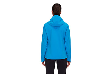 Image of Mammut Ultimate Comfort SO Hooded Jacket - Womens, Glacier Blue, XS, 1011-01960-50589-112
