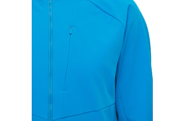 Image of Mammut Ultimate Comfort SO Hooded Jacket - Womens, Glacier Blue, XS, 1011-01960-50589-112