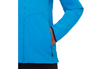 Image of Mammut Ultimate Comfort SO Hooded Jacket - Womens, Glacier Blue, XS, 1011-01960-50589-112
