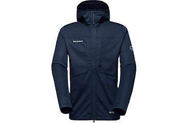 Image of Mammut Ultimate VII SO Hooded Jacket - Mens, Marine, Medium, 1011-02670-5118-114