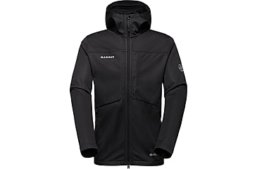 Image of Mammut Ultimate VII SO Hooded Jacket - Mens, Black, Medium, 1011-02670-0001-114