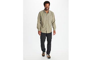 Image of Marmot Aerobora Long Sleeve Top - Mens, Vetiver, Medium, M14089-21543-M